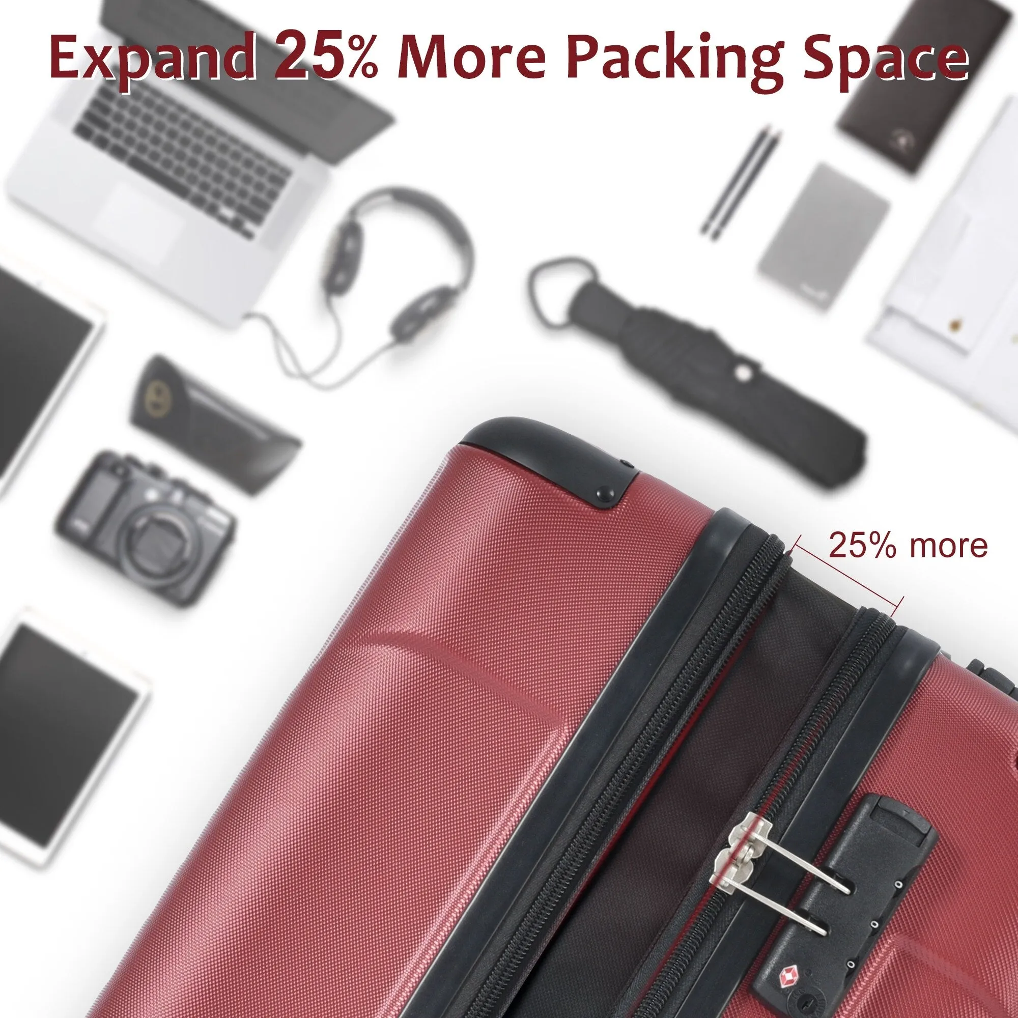 2 Piece Luggage Sets Suitcase/Trunk /Check-in Luggage /Carry-on Luggage