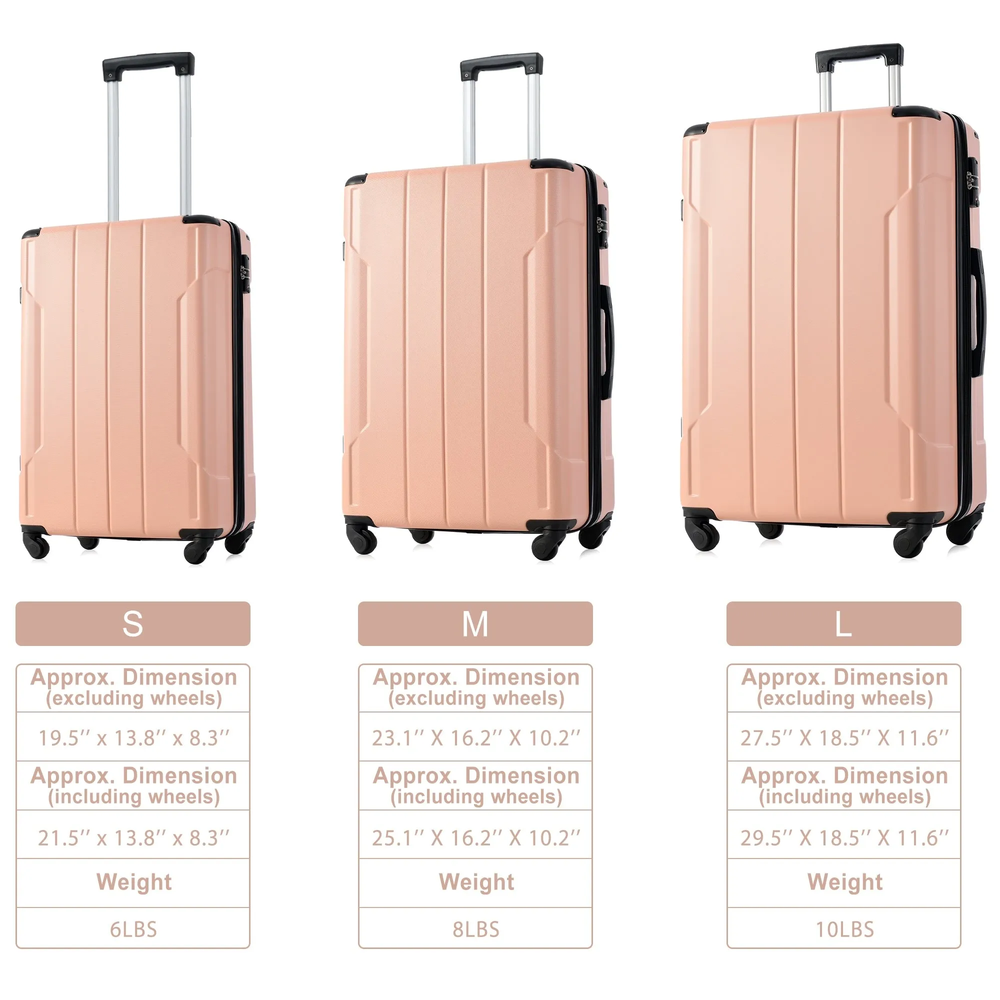2 Piece Luggage Sets Suitcase/Trunk /Check-in Luggage /Carry-on Luggage