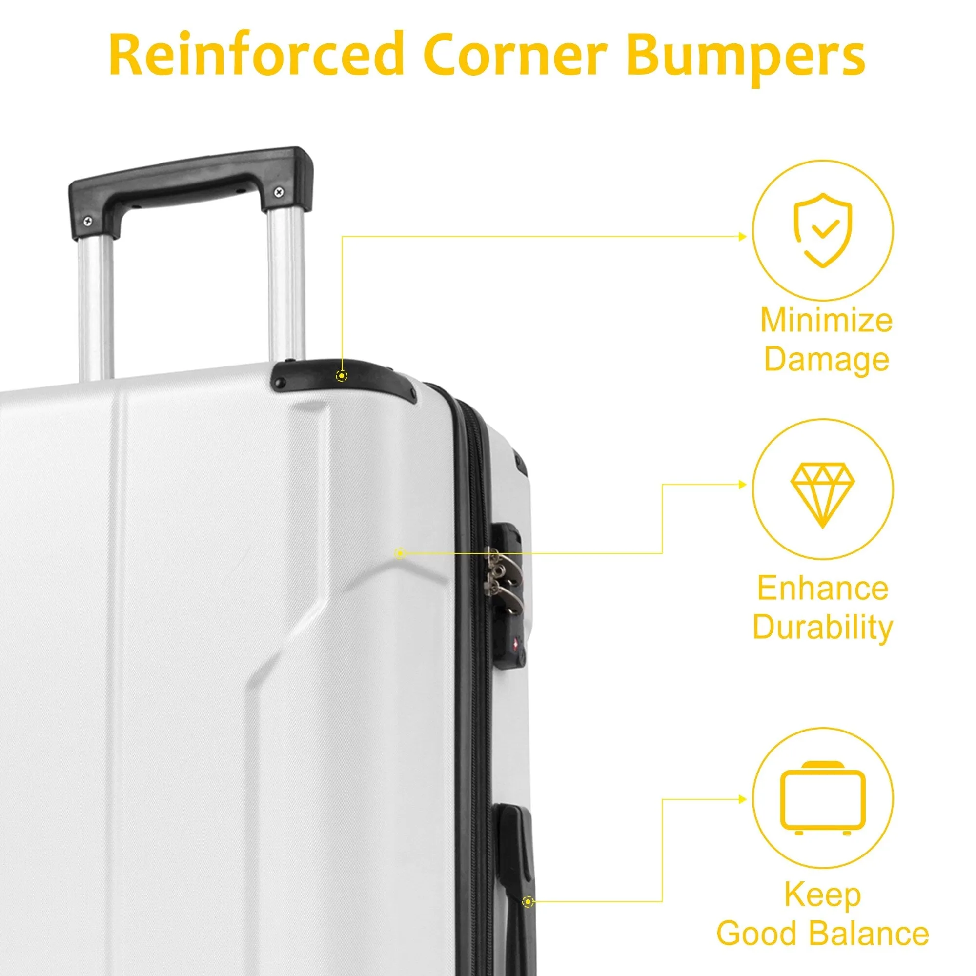 2 Piece Luggage Sets Suitcase/Trunk /Check-in Luggage /Carry-on Luggage