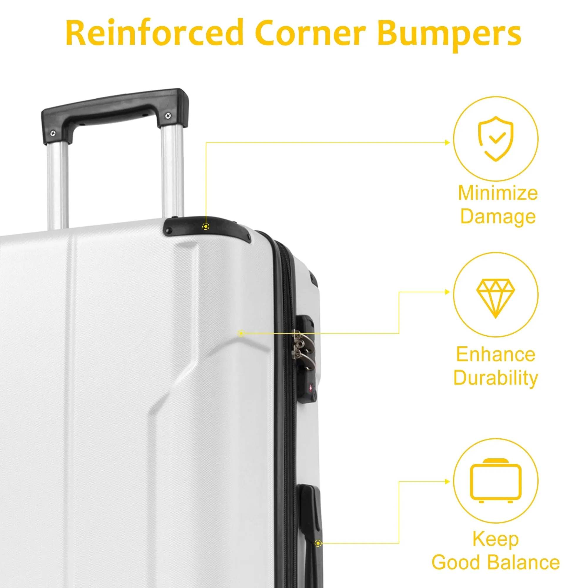 2 Piece Luggage Sets Suitcase/Trunk /Check-in Luggage /Carry-on Luggage