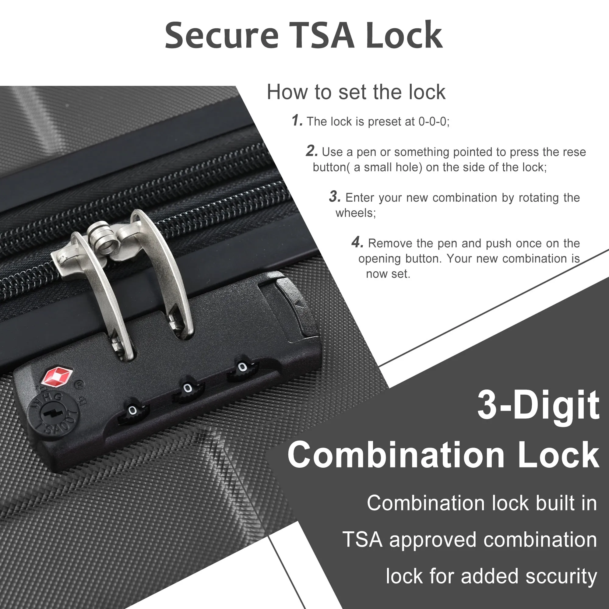 2 Piece Luggage Sets Suitcase/Trunk /Check-in Luggage /Carry-on Luggage