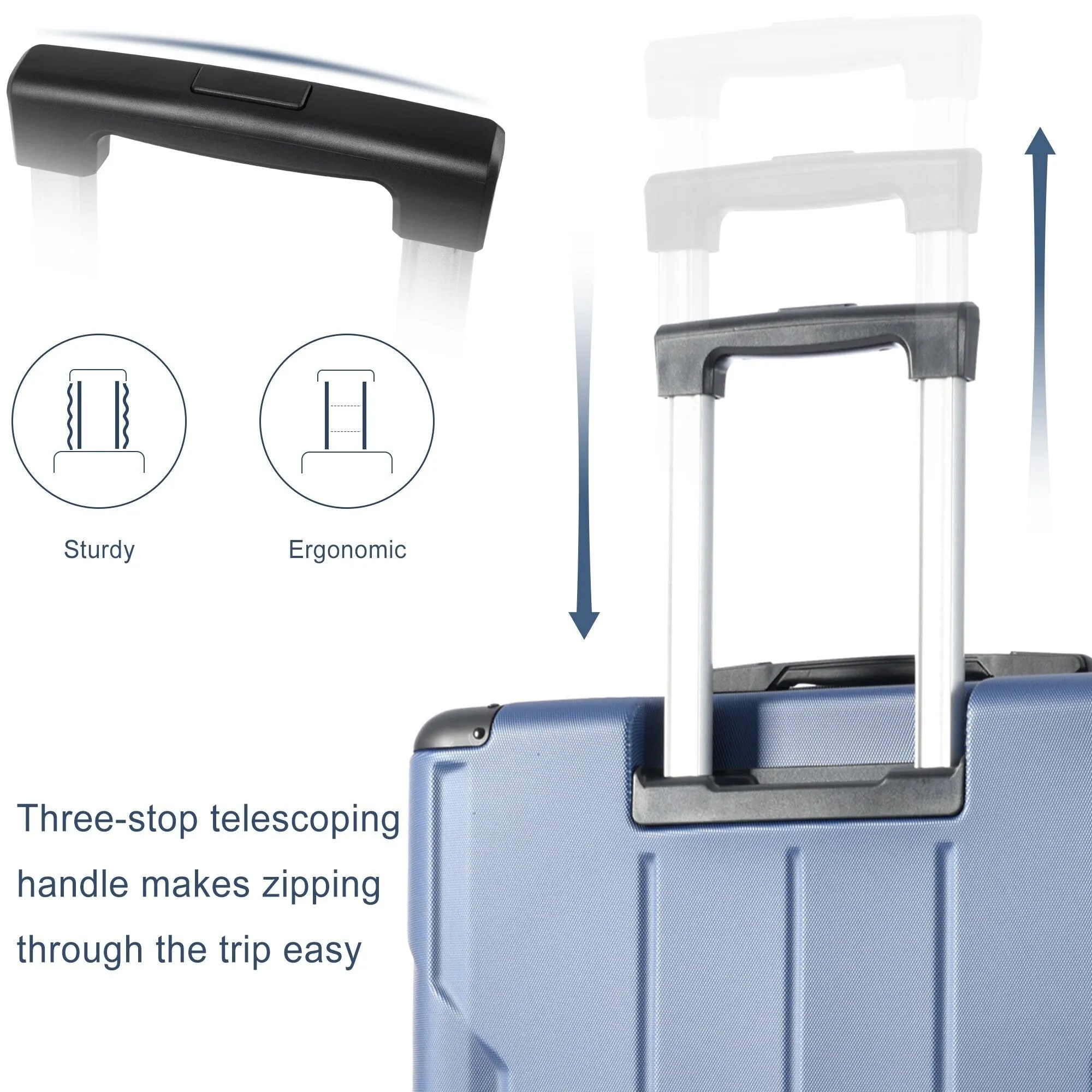 2 Piece Luggage Sets Suitcase/Trunk /Check-in Luggage /Carry-on Luggage