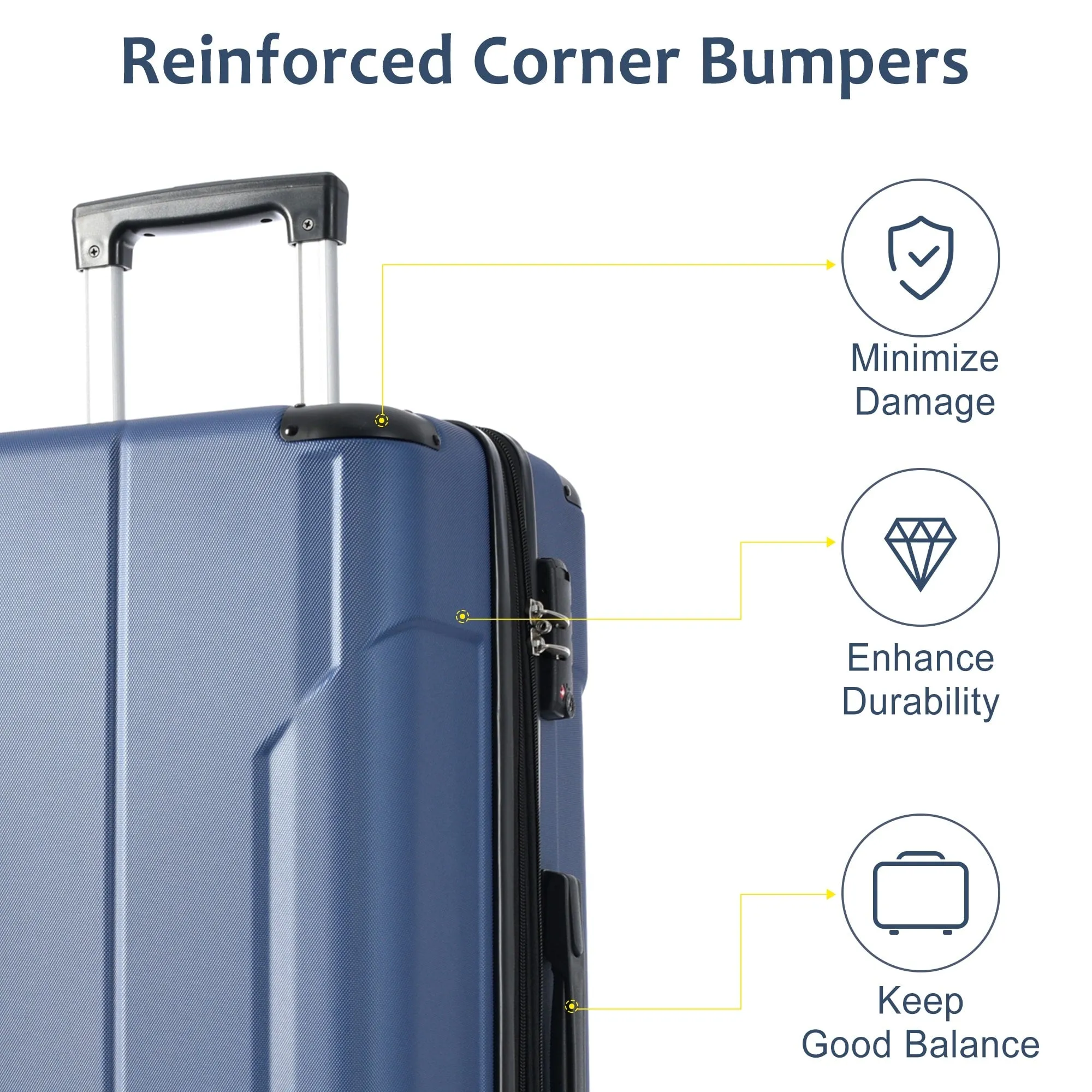 2 Piece Luggage Sets Suitcase/Trunk /Check-in Luggage /Carry-on Luggage
