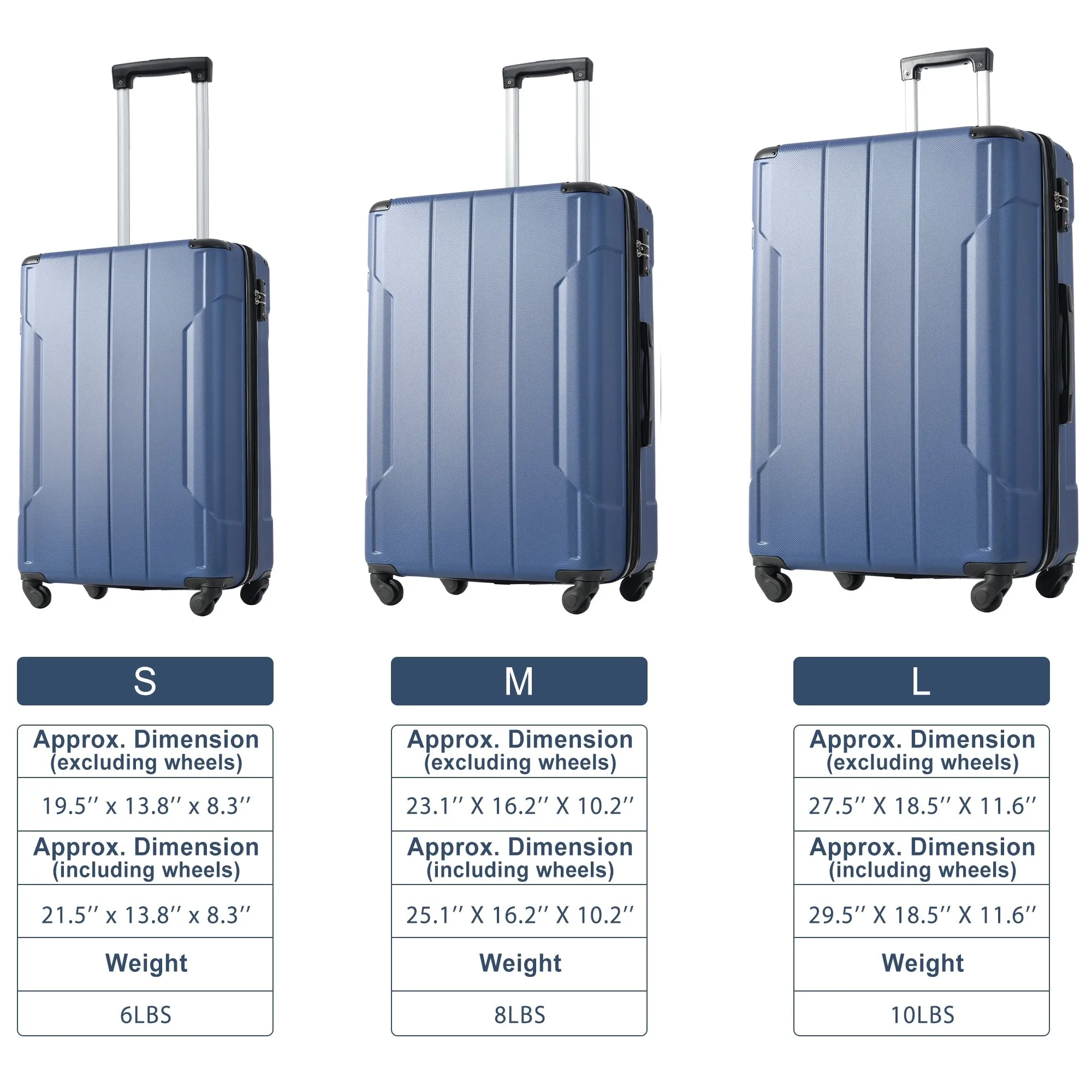 2 Piece Luggage Sets Suitcase/Trunk /Check-in Luggage /Carry-on Luggage