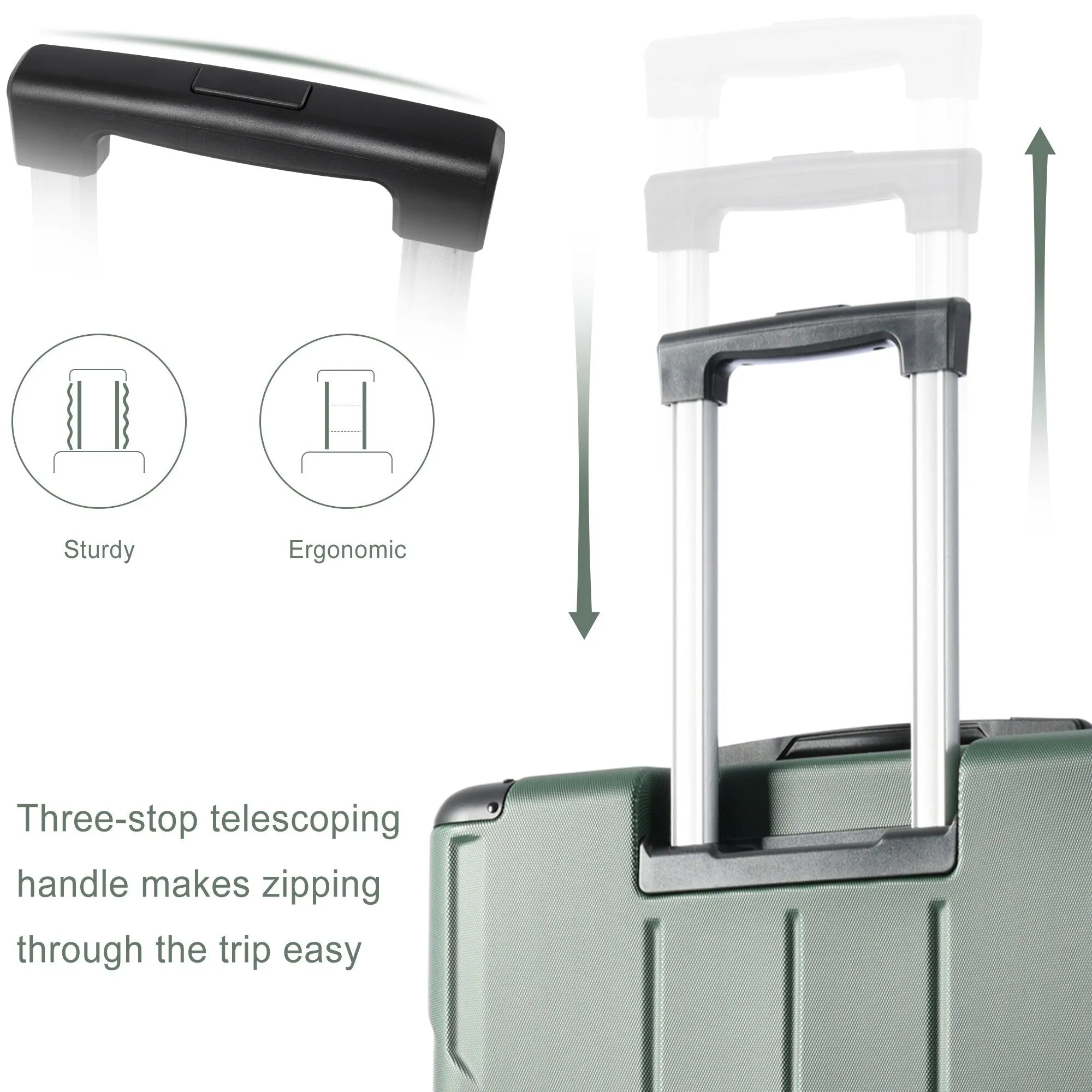 2 Piece Luggage Sets Suitcase/Trunk /Check-in Luggage /Carry-on Luggage