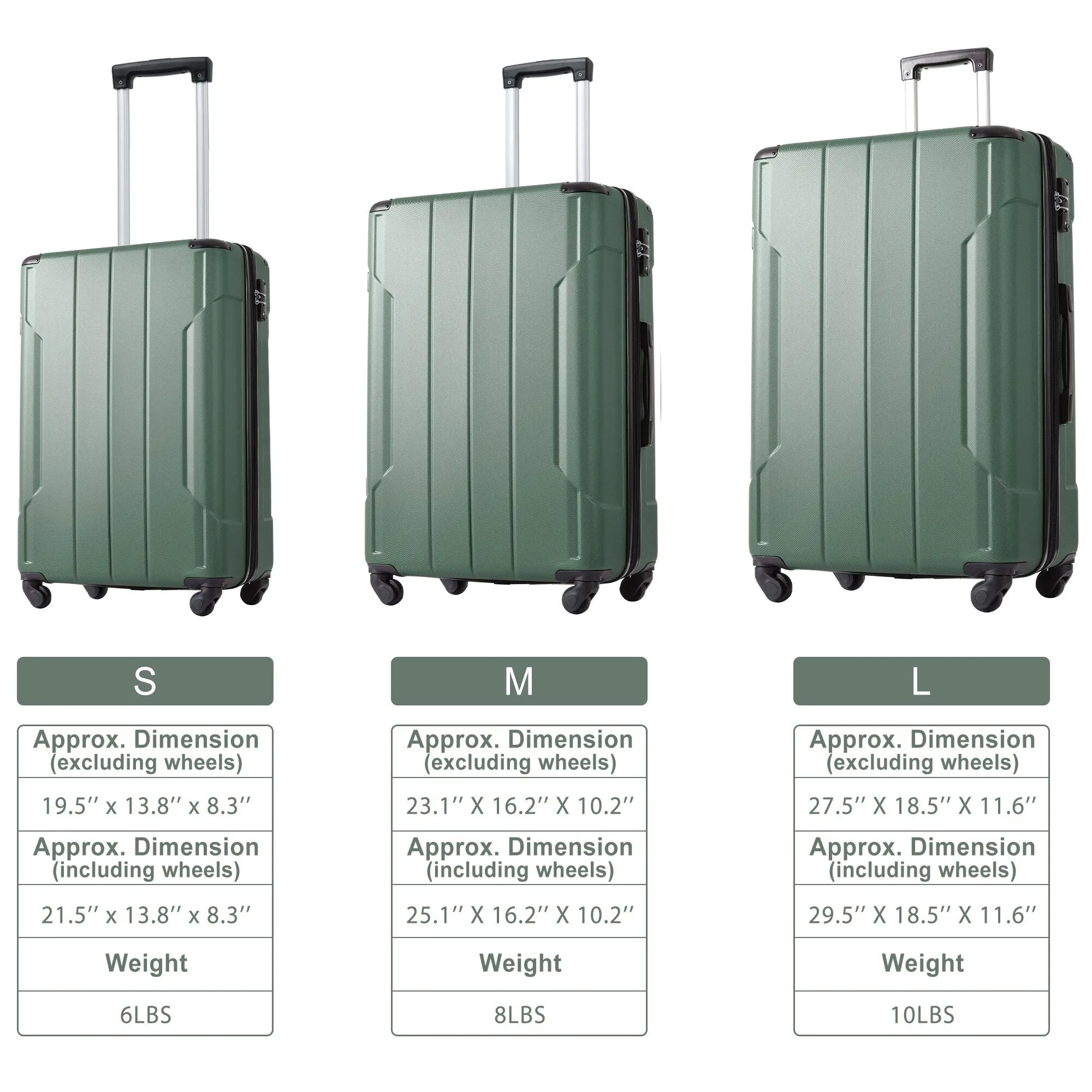 2 Piece Luggage Sets Suitcase/Trunk /Check-in Luggage /Carry-on Luggage