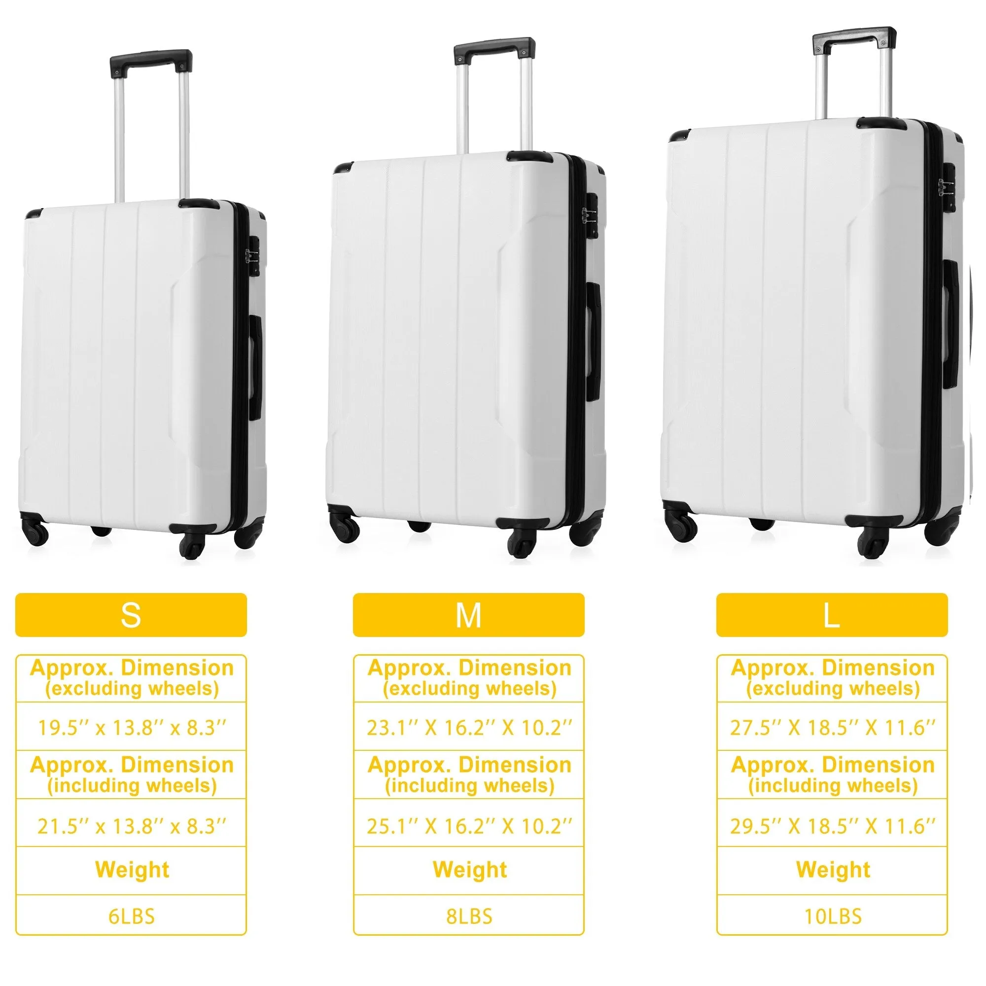 2 Piece Luggage Sets Suitcase/Trunk /Check-in Luggage /Carry-on Luggage
