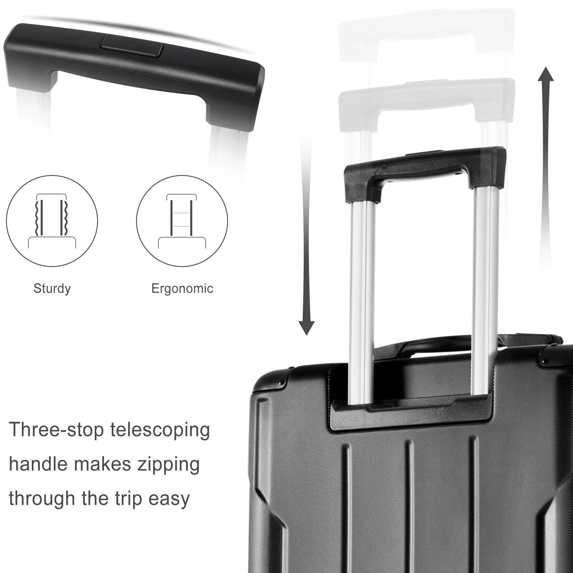2 Piece Luggage Sets Suitcase/Trunk /Check-in Luggage /Carry-on Luggage