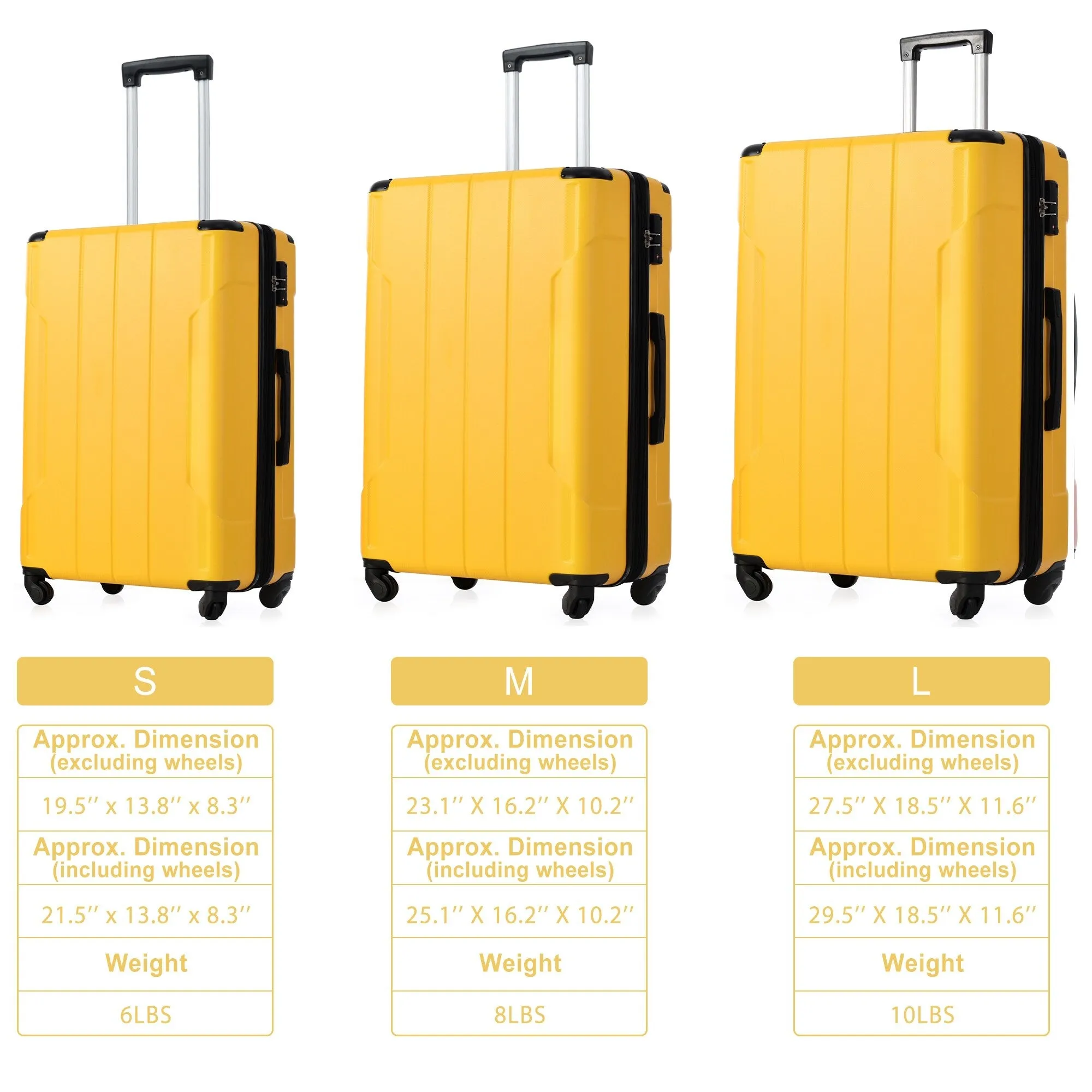 2 Piece Luggage Sets Suitcase/Trunk /Check-in Luggage /Carry-on Luggage