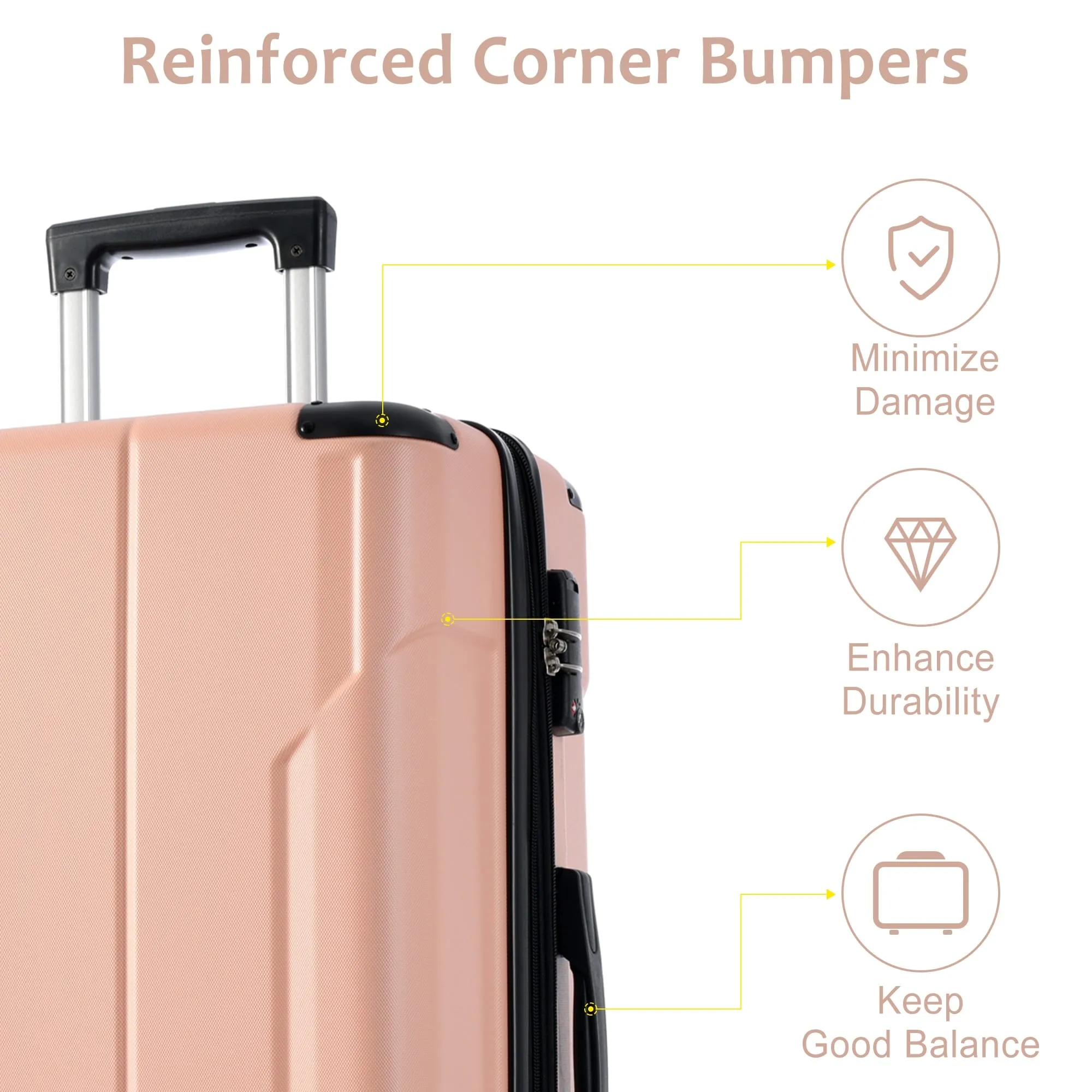 2 Piece Luggage Sets Suitcase/Trunk /Check-in Luggage /Carry-on Luggage