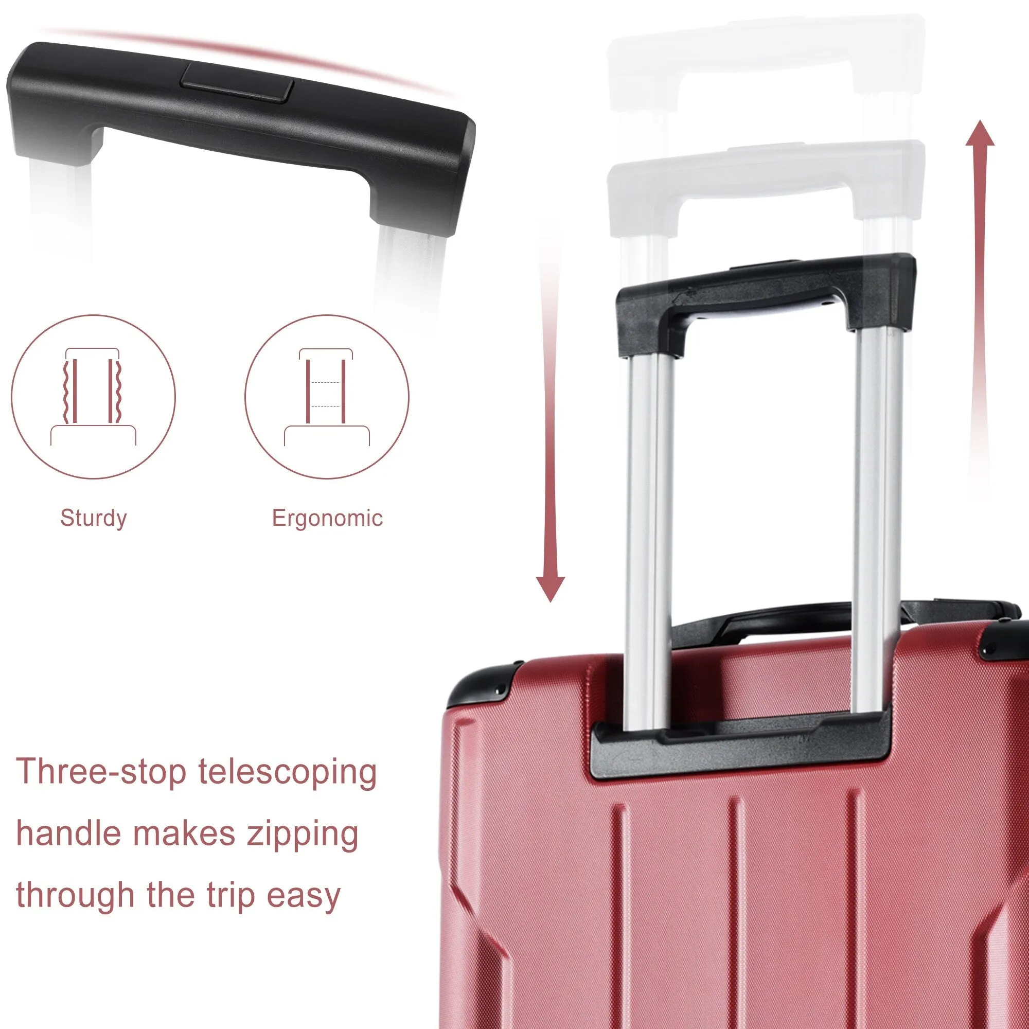 2 Piece Luggage Sets Suitcase/Trunk /Check-in Luggage /Carry-on Luggage