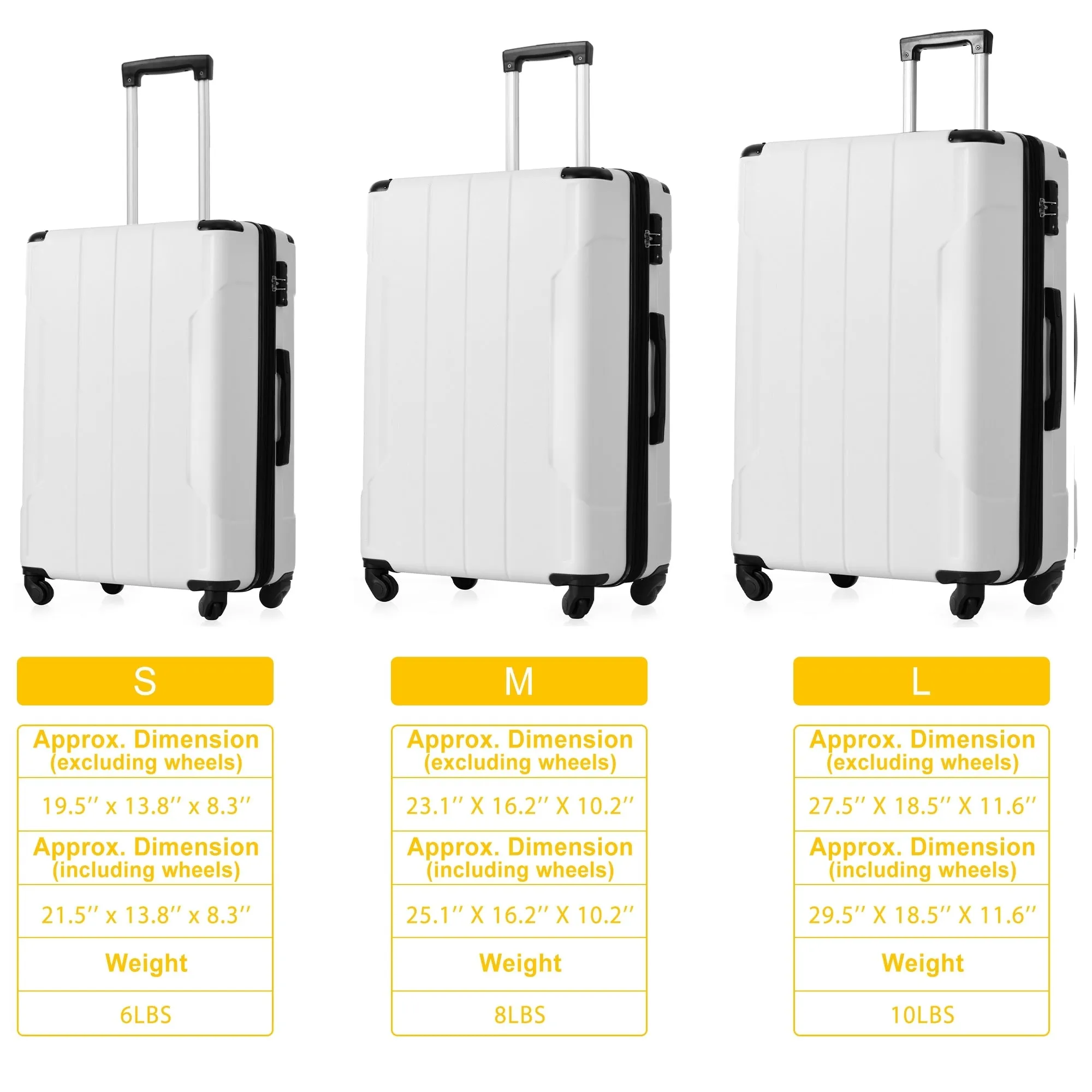 2 Piece Luggage Sets Suitcase/Trunk /Check-in Luggage /Carry-on Luggage