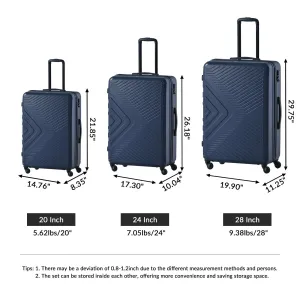 3 Piece Luggage Sets