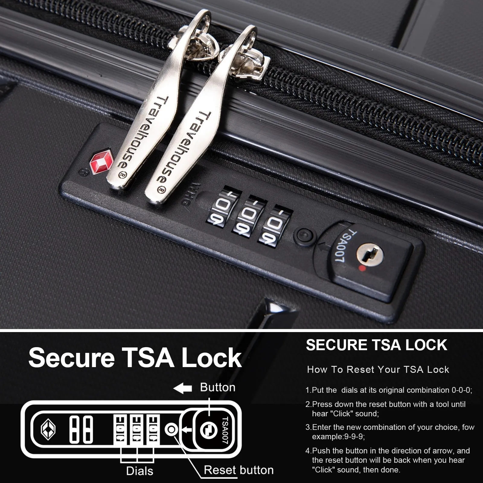 3 Piece Luggage Sets