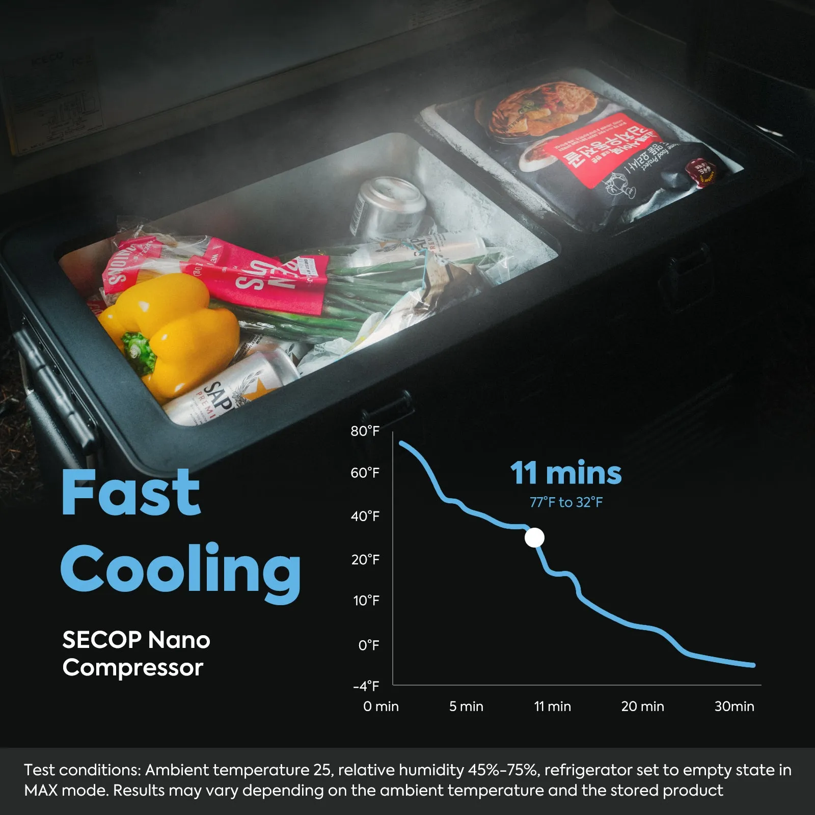 37QT APL35-Black Dual Zone Aluminum Freezer With PB1000 Power Station | ICECO
