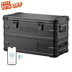 37QT APL35-Black Ultralight Dual Zone Aluminum Freezer | ICECO