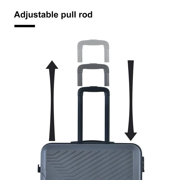3Pcs Luggage Suitcase with TSA Lock,Wheels and Hooks