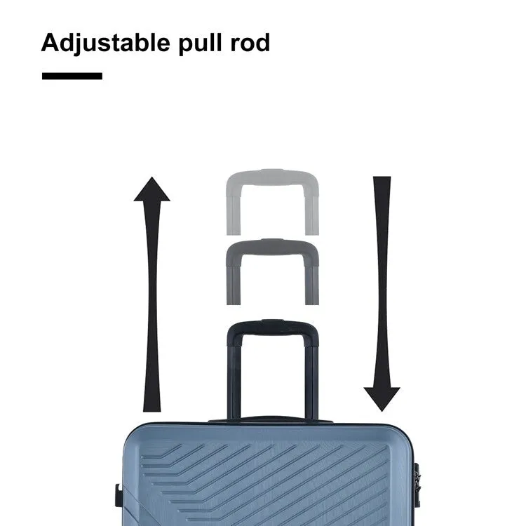 3Pcs Luggage Suitcase with TSA Lock,Wheels and Hooks