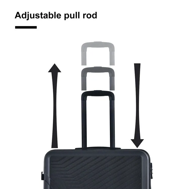 3Pcs Luggage Suitcase with TSA Lock,Wheels and Hooks