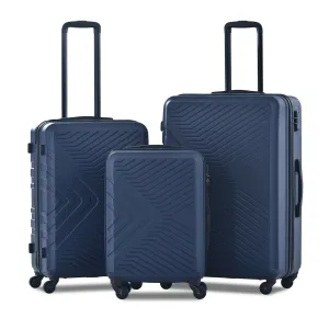 3Pcs Luggage Suitcase with TSA Lock,Wheels and Hooks