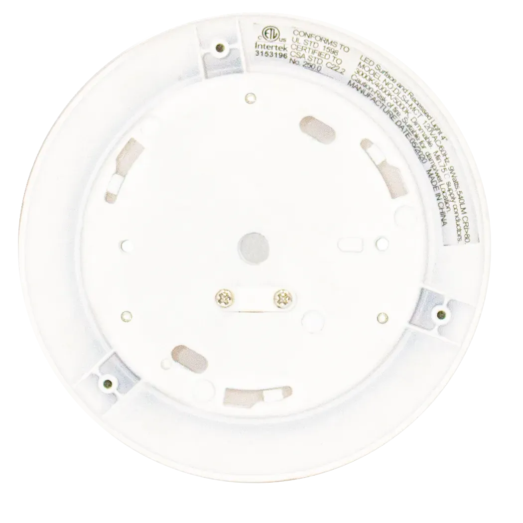 4" LED Round Disk Light, 9W, CCT Selectable, 120V