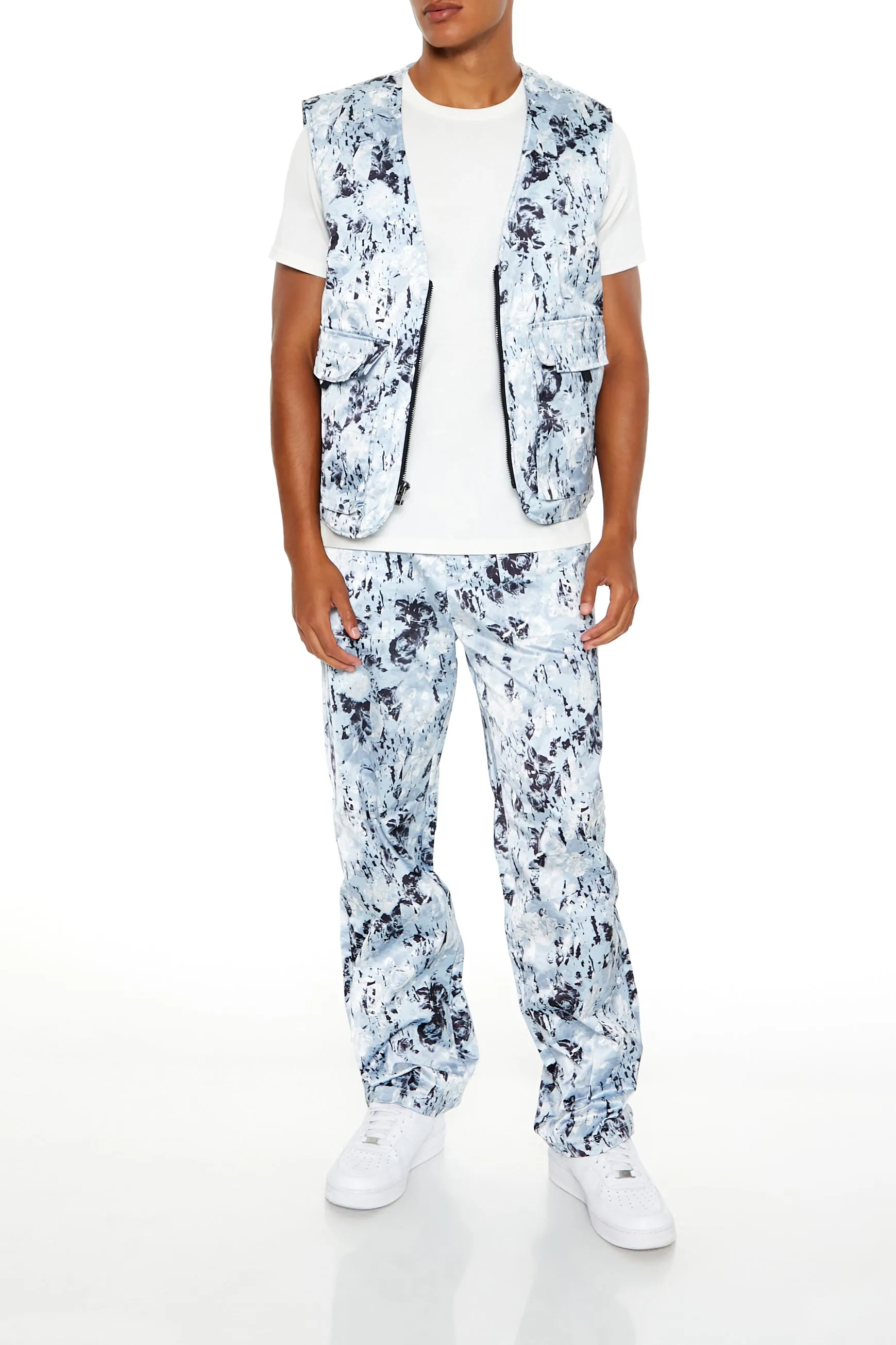 Abstract Print Mid Rise Jogger