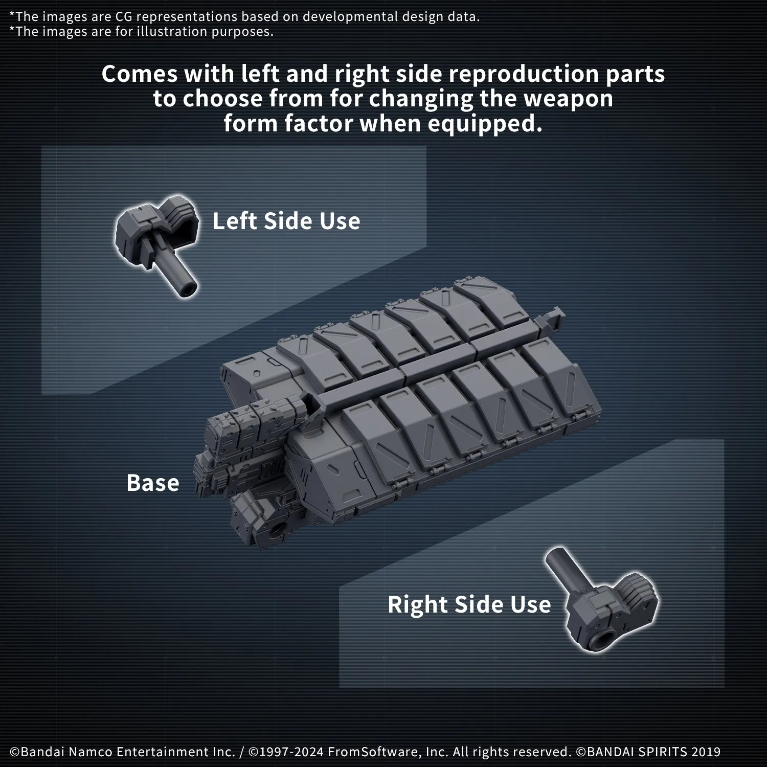 Bandai 30 Minutes Missions 30MM Option Weapon Part Set 05 (Armored Core VI: Fires of Rubicon) Model Kit