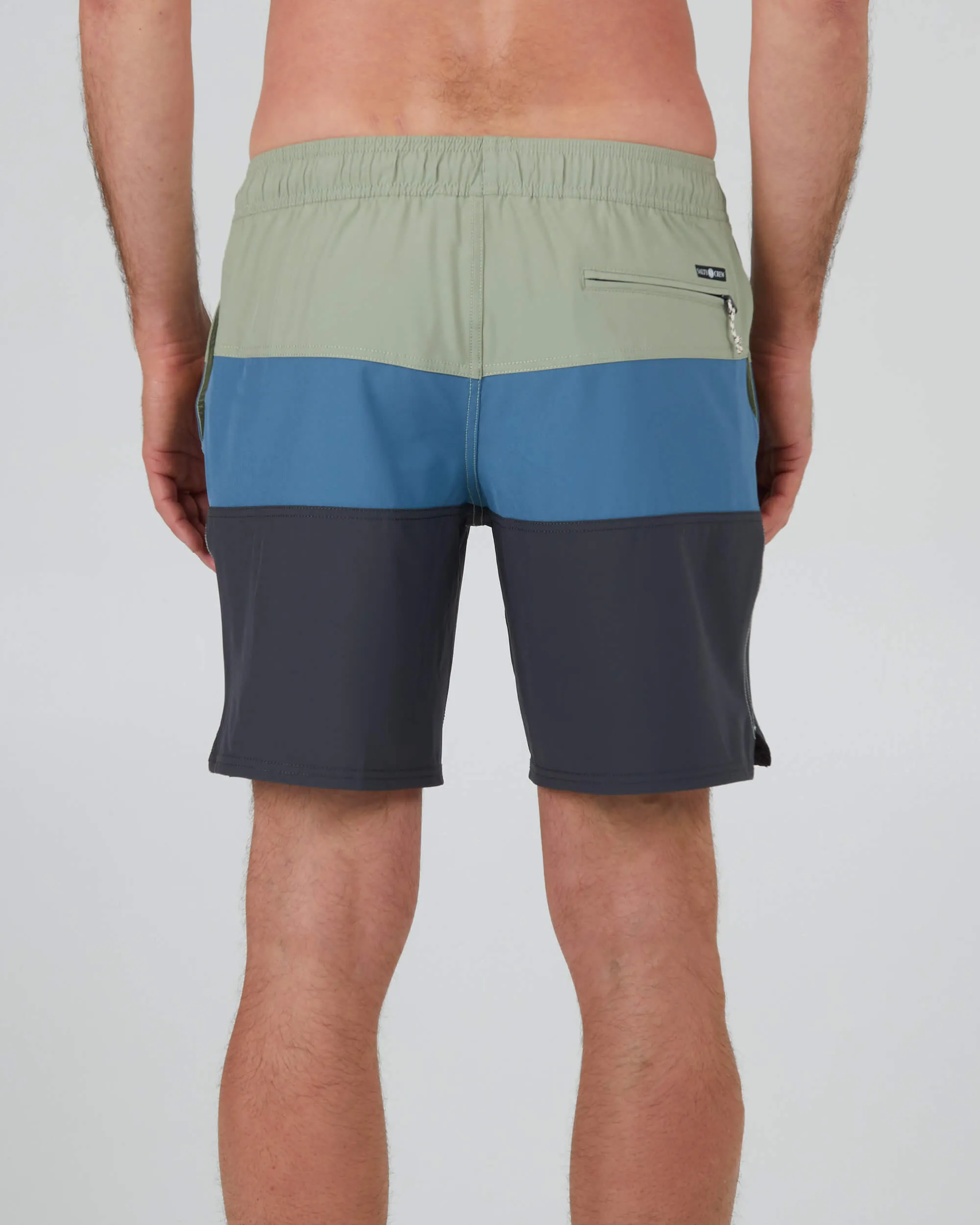 Beacons 2 Elastic Boardshort - Dusty Sag