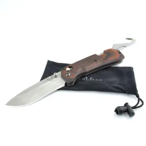 Benchmade Knife - Grizzly Creek Wood Handle Steel Blade Axis Lock Folder | 15060-2