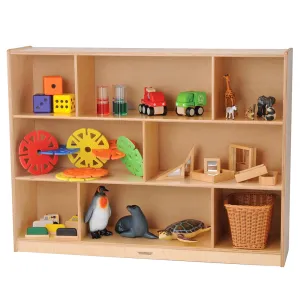 Birch Three-Level Tall Storage Unit | Eco-Friendly with 8 Compartments