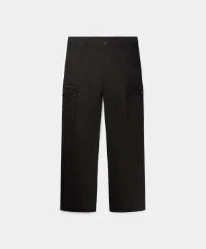 Black Oyster Ripstop Cargo Pants