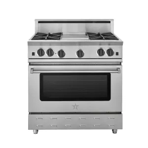 Bluestar RNB364CBV2L 36" Rnb Series Range With A 12" Charbroiler