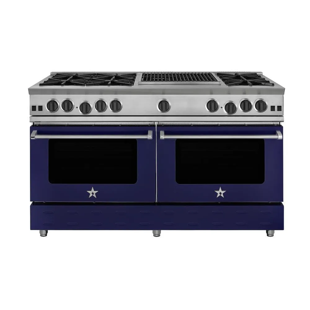 Bluestar RNB606CBV2L 60" Rnb Series Range With A 24" Charbroiler