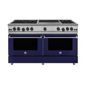 Bluestar RNB606CBV2L 60" Rnb Series Range With A 24" Charbroiler
