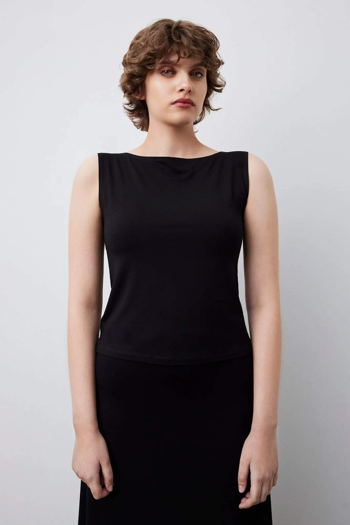 Boatneck Tank Top