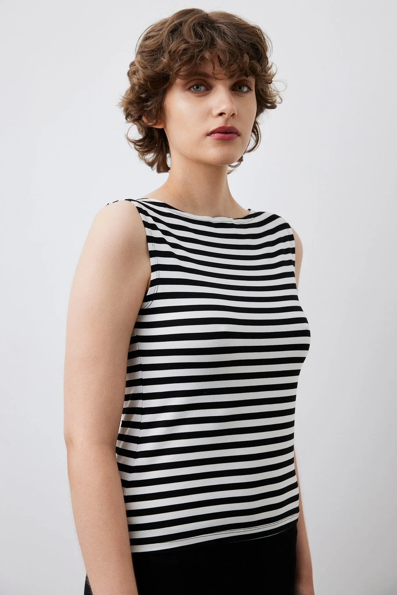Boatneck Tank Top
