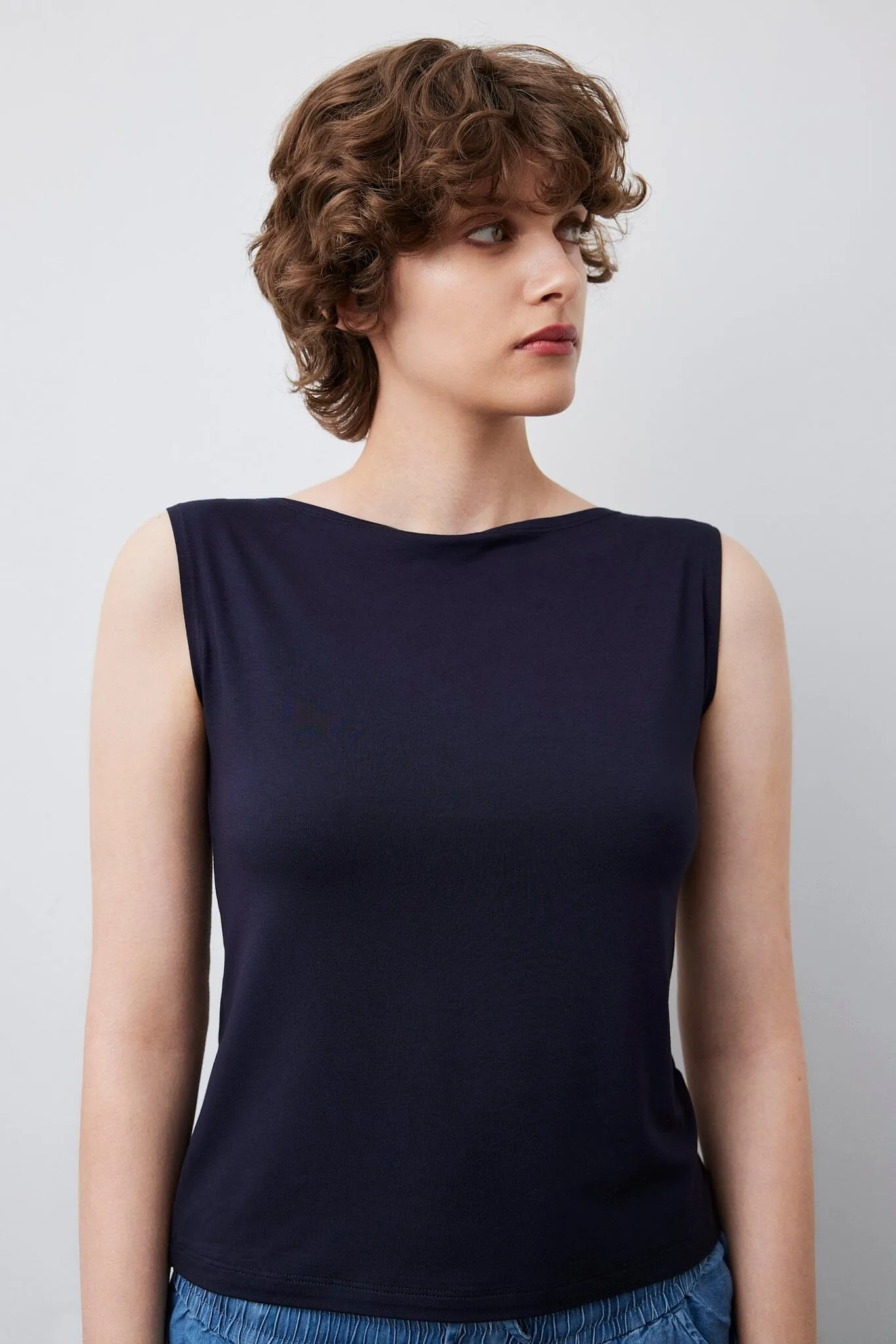 Boatneck Tank Top