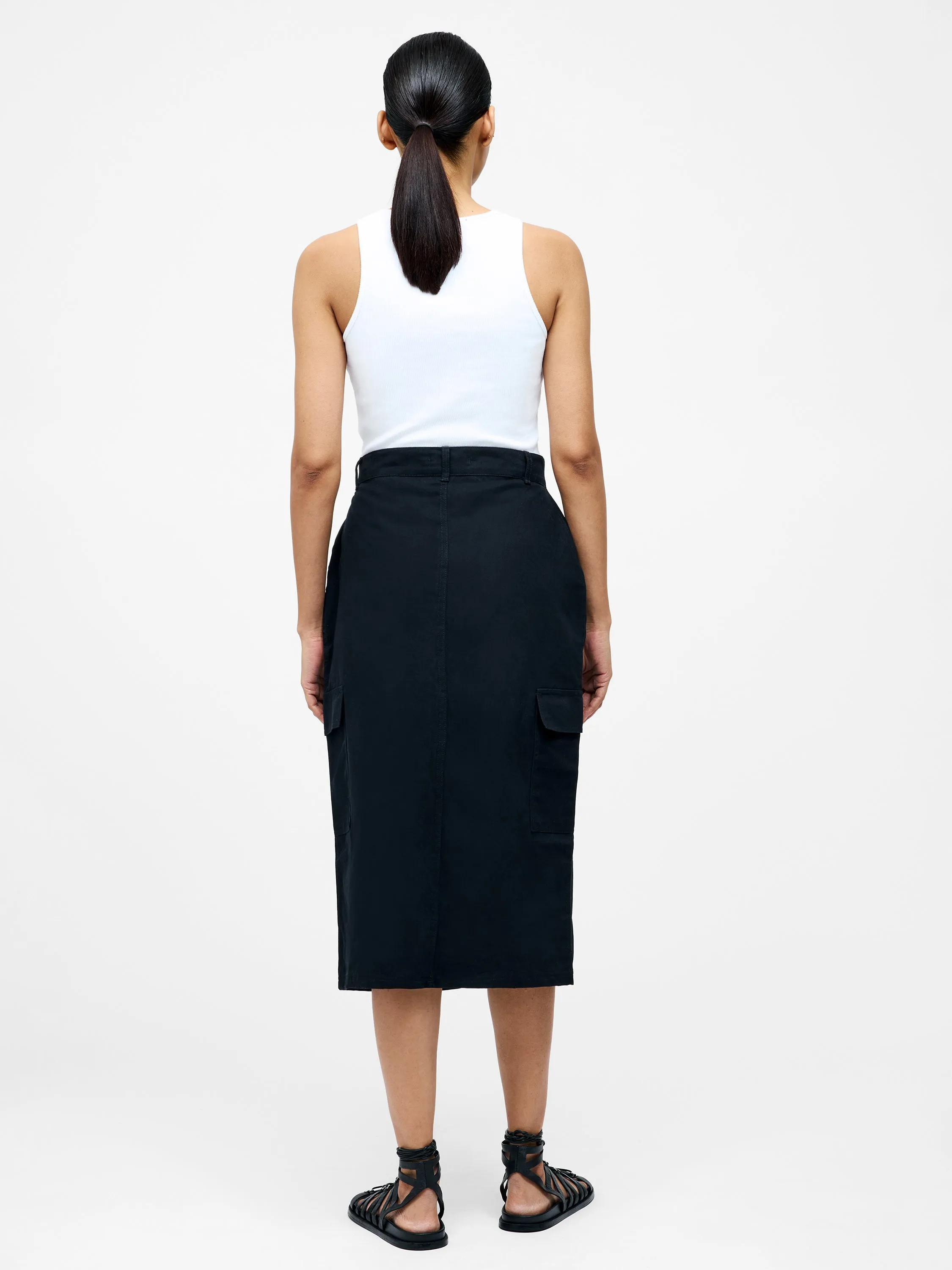 Cargo Midi Skirt