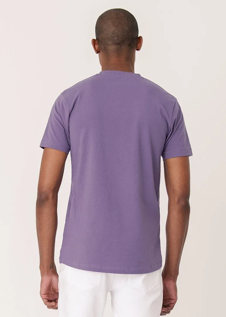 Cotton Stretch T-Shirt | Grape