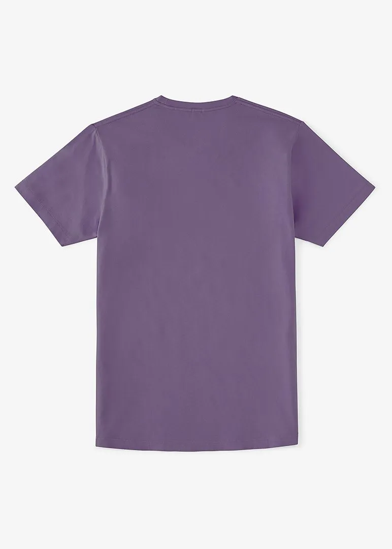 Cotton Stretch T-Shirt | Grape