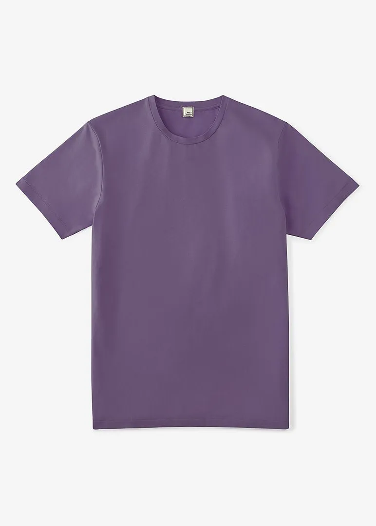 Cotton Stretch T-Shirt | Grape