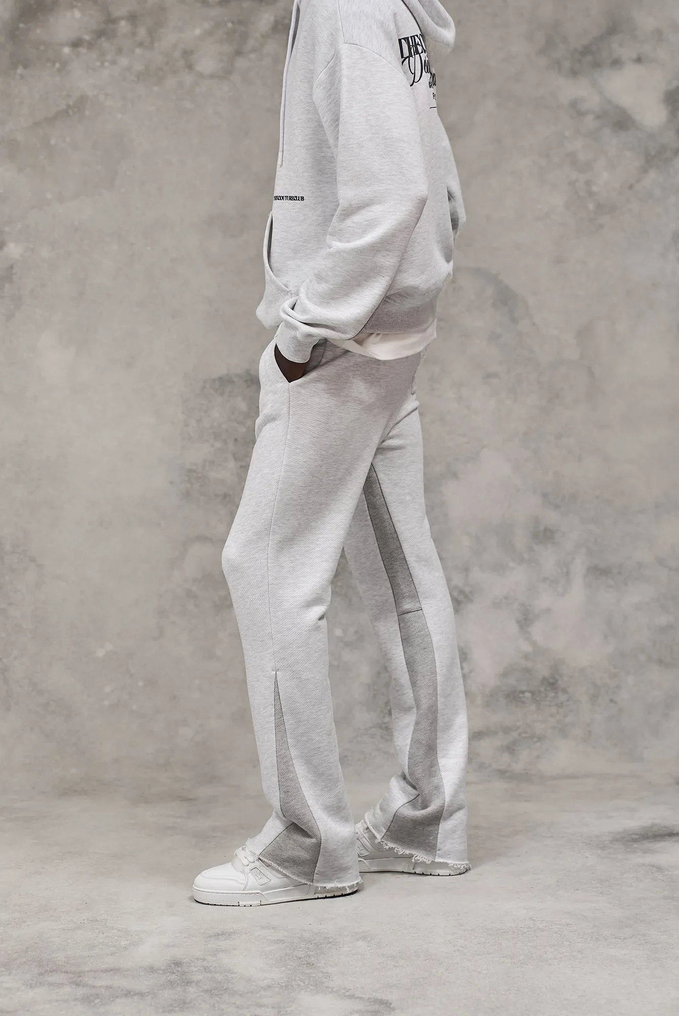 DESIGN DEPARTMENT PANEL JOGGERS - GREY MARL