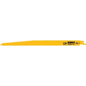 DEWALT DW4804-Reciprocating Saw Blades, Bi-Metal, 12-Inch, 6 Tpi, 5-Pack