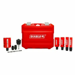 Diablo DHS009SPC - Diablo 9Pc Hole Saw Kit   2IN C/T Cup