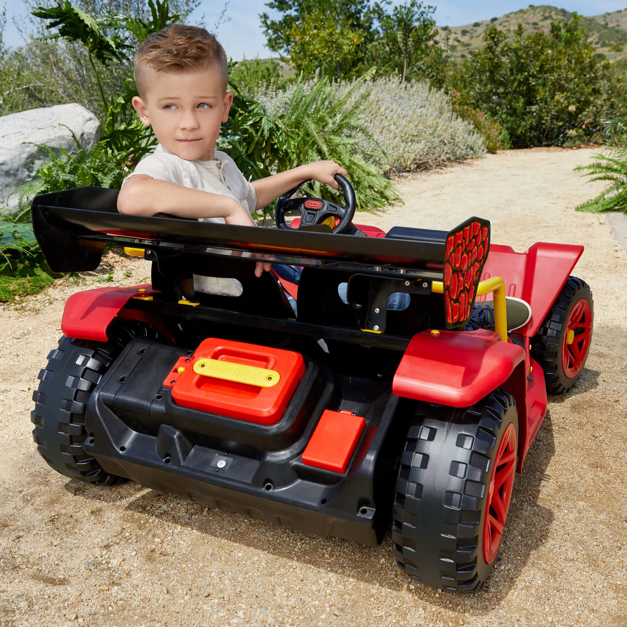 Dino Dune Buggy 12V Electric Power Ride-On, 2-Seater with Rechargeable Battery
