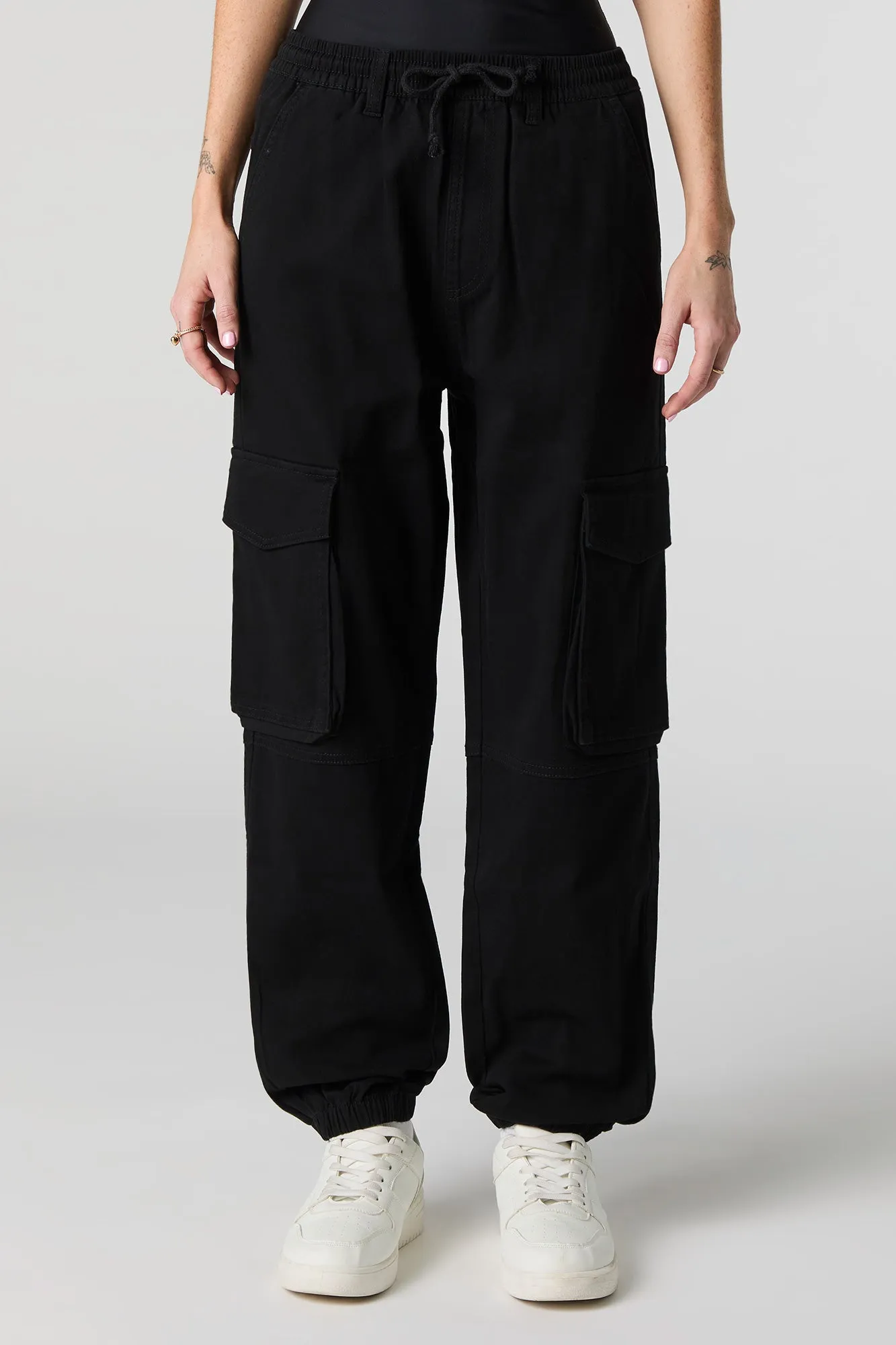 Drawstring Cargo Jogger