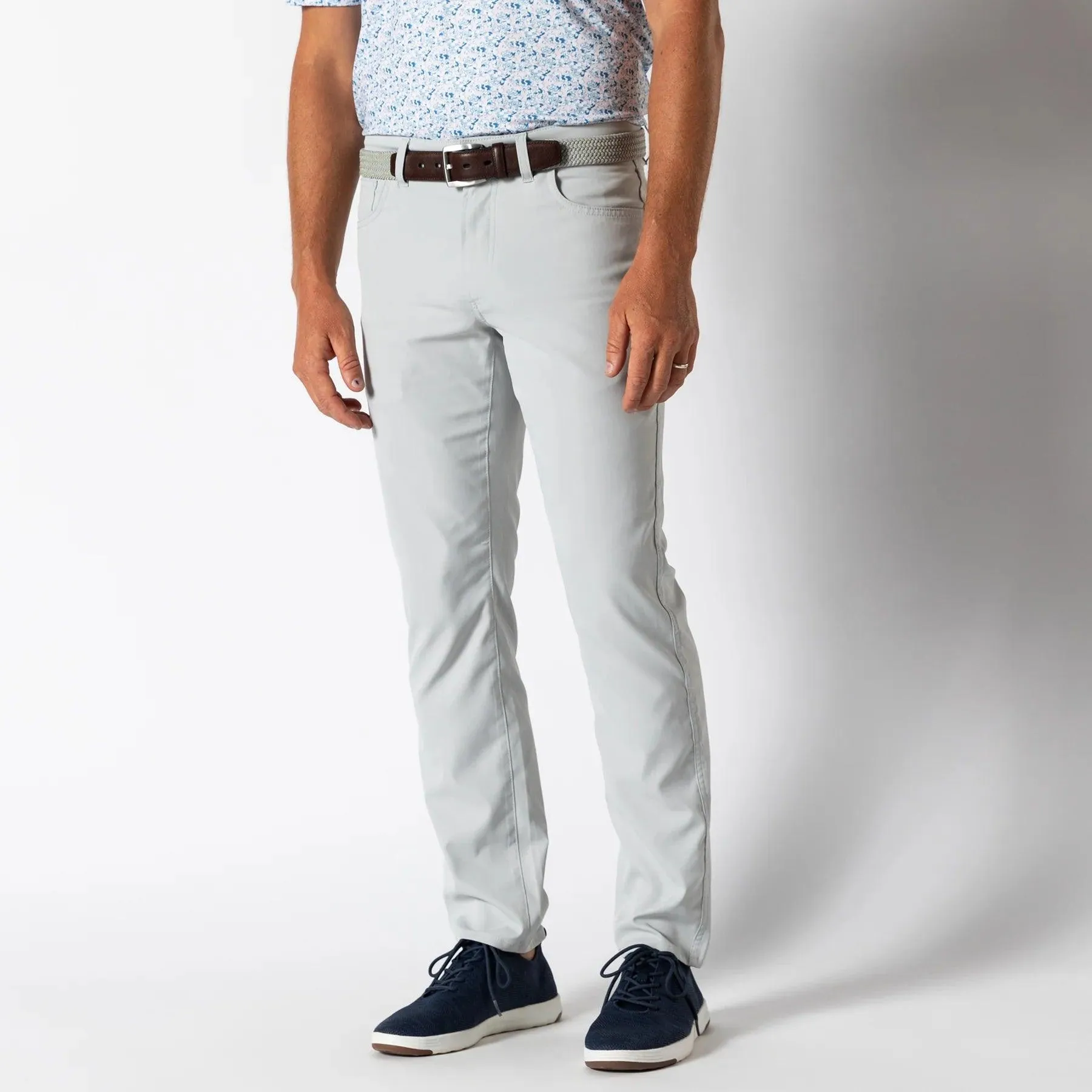 Duck Head Long Drive Pant - Mist Gray