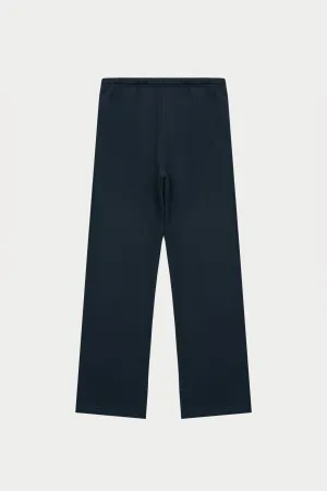 EMBOSSED STRAIGHT LEG JOGGERS - NAVY