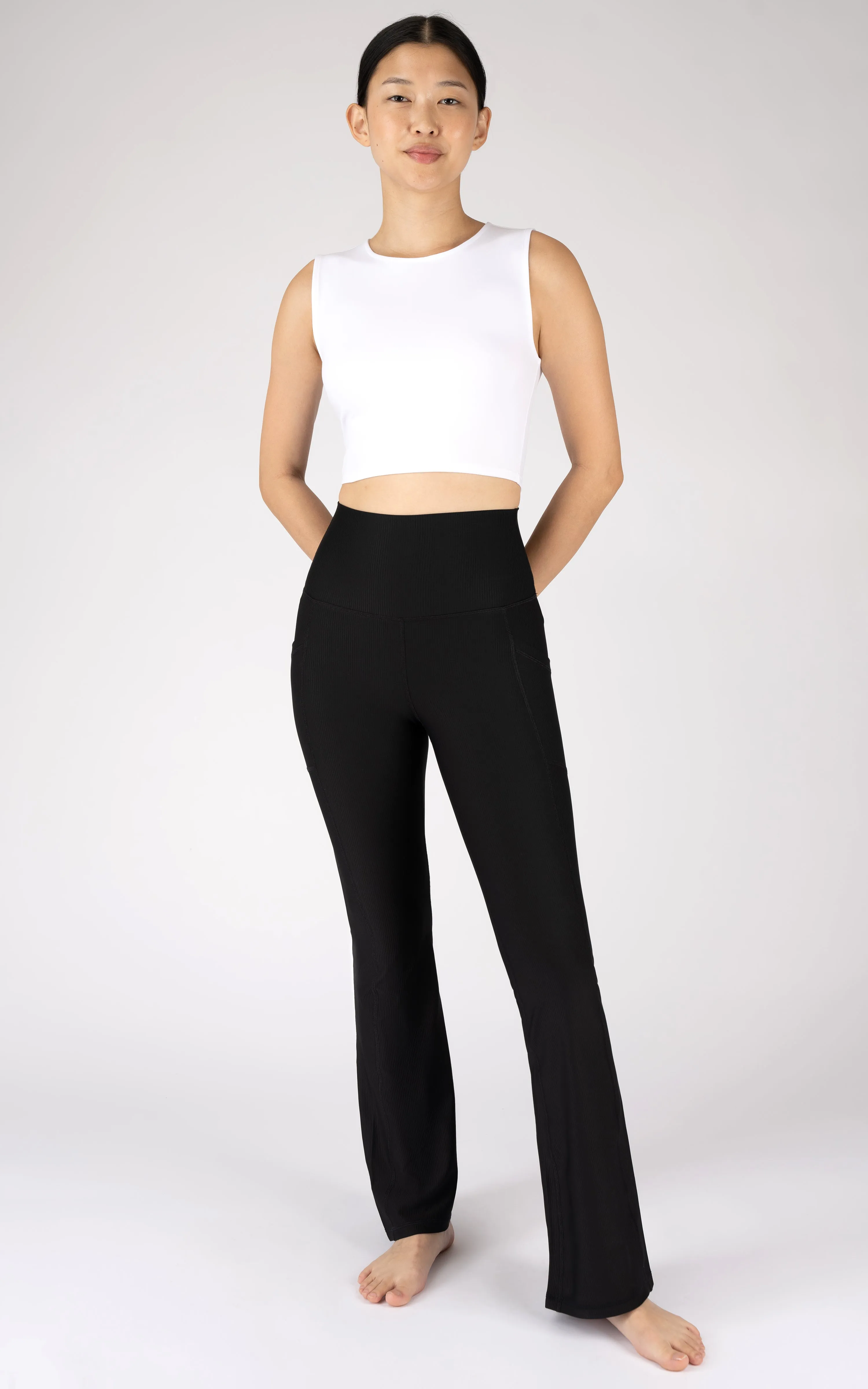 Felix Lux Ribbed Rachel Micro Flared Pant