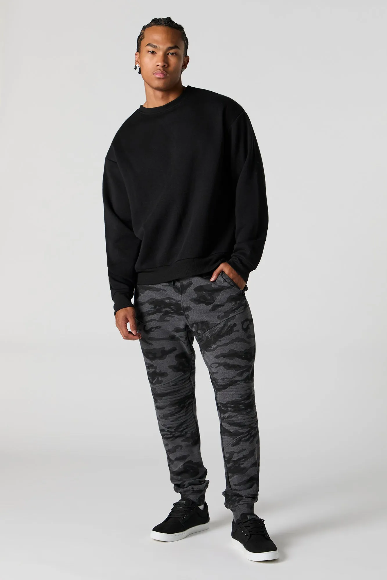 Fleece Moto Jogger